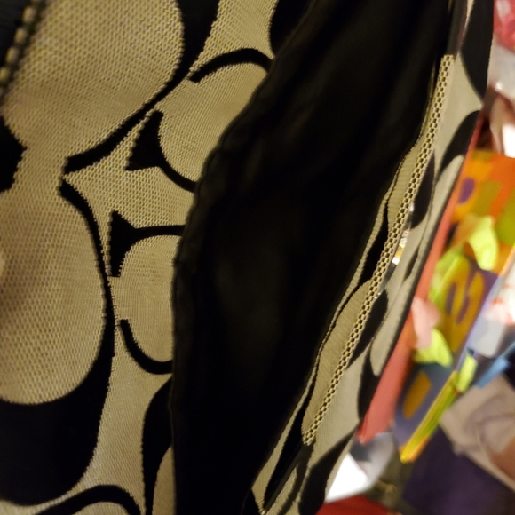 Coach purse,used once,excellent condition brown and tan,lots of compartments! - Picture 8 of 8